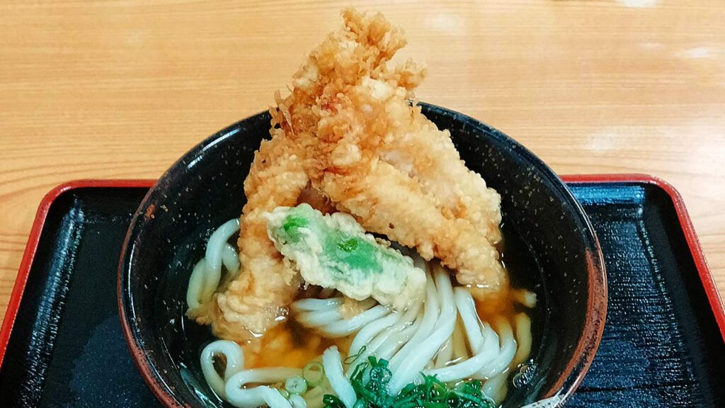 手打ちうどん「大八」の鶏天うどん